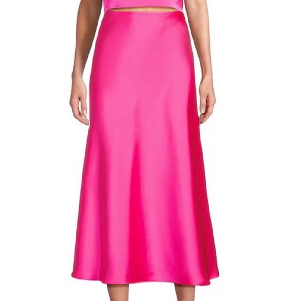 Bohme Vibrant Pink A-Line Skirt